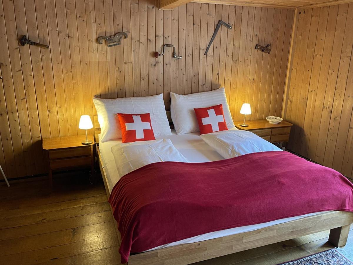 Swisshut Stunning Views Alps Lake - Chalet Erli Därligen Buitenkant foto