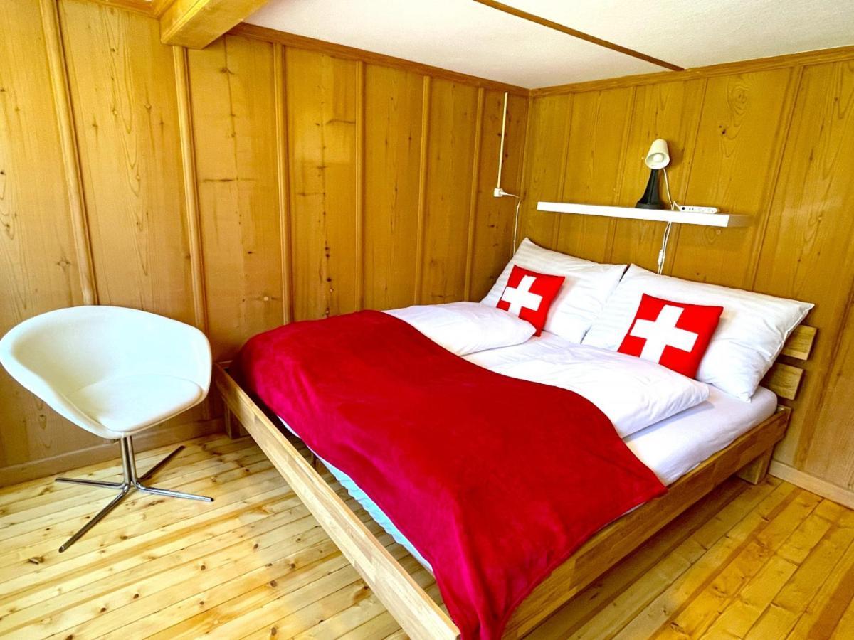 Swisshut Stunning Views Alps Lake - Chalet Erli Därligen Buitenkant foto